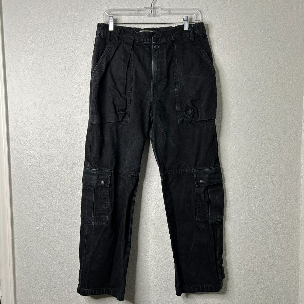 We The Free Free People Marx Slouchy Cargo Jeans Women's 27 Y2K Grunge Baggy